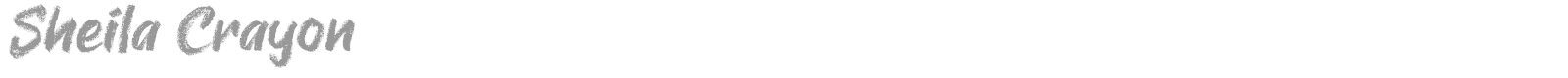 Sheila Crayon font preview